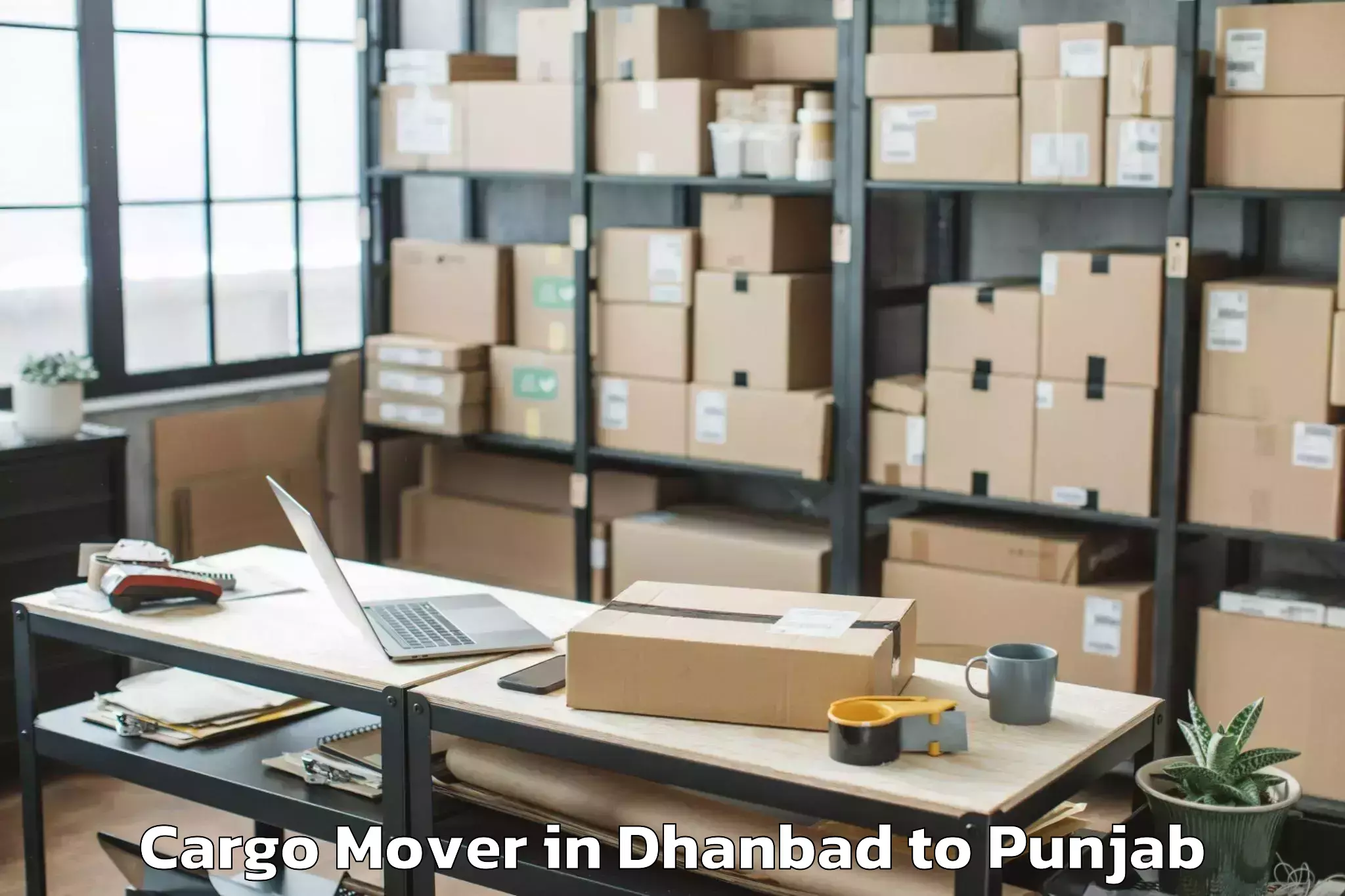 Discover Dhanbad to Raja Sansi Airport Atq Cargo Mover